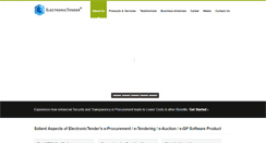 Desktop Screenshot of electronictender.com