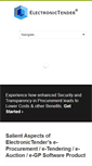 Mobile Screenshot of electronictender.com